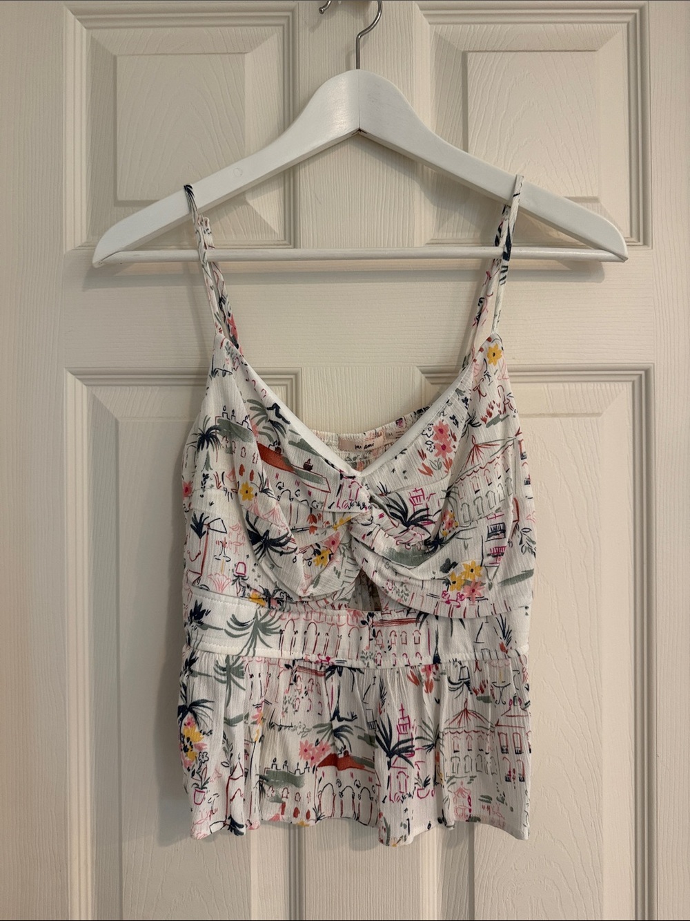 Mi Ami top in fun tropical print